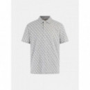 Ss G Jacquard Polo 4G Allover Melange  GUESS