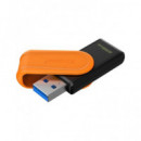 KINGSTON Pendrive 256GB USB 3.2 Datatraveler Exodia S Naranja Negro