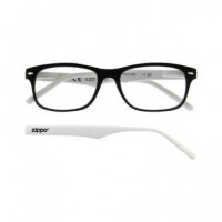 ZIPPO Gafas de Lectura Negra/blanca +1.00 31Z-B3-WHL100