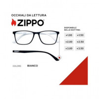 ZIPPO Gafas de Lectura +2.0 31Z-B22-WHI200