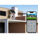 Camara Wifi Exterior Motorizada con Panel Solar CR10 Blanco XO