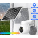 Camara Wifi Exterior Motorizada con Panel Solar CR10 Blanco XO