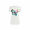 GUESS Camiseta Blanca W5GI07 J1314-G011