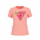 GUESS Camiseta Rosa W5GI10 J1314-G6L1