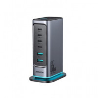 JOYROOM Hub de Carga con 2X USB 3.0 y 4X Tipo C 65W Gan JR-TCM02