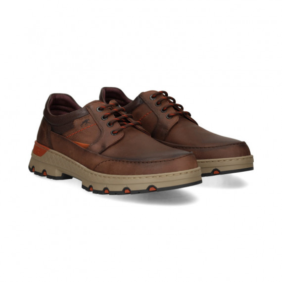 BLUCHER PIEL NARANJA+MARRON