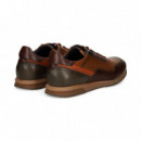 Cordon+cremallera Piel Marron  FLUCHOS