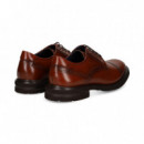 Blucher Partido Picado Piel Marron  FLUCHOS