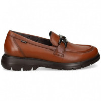 Mocasin Eslabon Piel Cuero  FLUCHOS