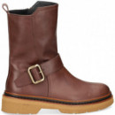 BOTIN HEBILLA PIEL MOKA