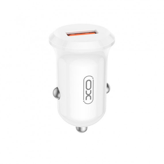 Cargador de Coche Mini CC68 18W Blanco XO
