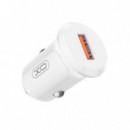 Cargador de Coche Mini CC68 18W Blanco XO