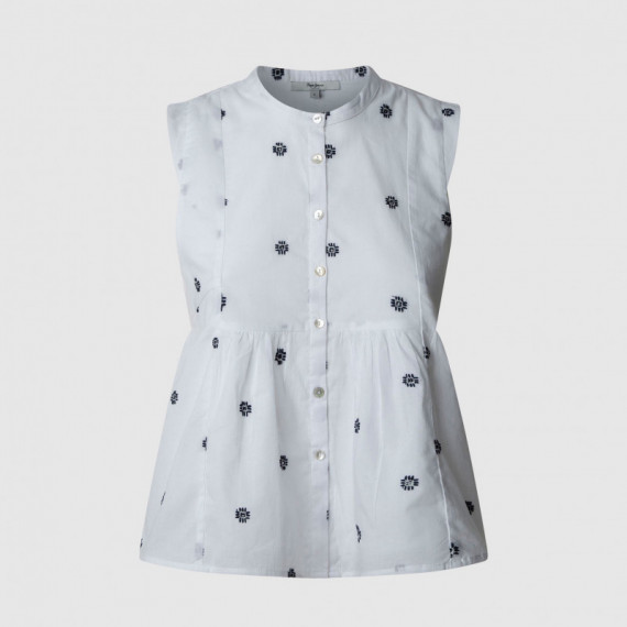 PEPE JEANS Camisa Elvire Blanca PL305017-803