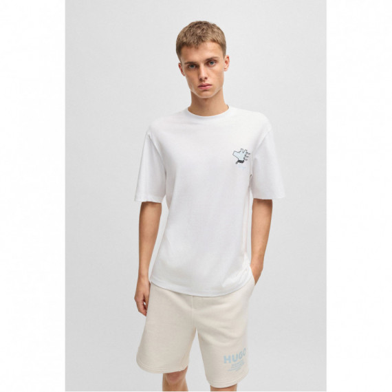 HUGO Camiseta Blanca 50542155-100