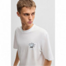 HUGO Camiseta Blanca 50542155-100