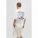 HUGO Camiseta Blanca 50542155-100