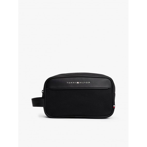 Th Foundation Washbag Black  TOMMY HILFIGER