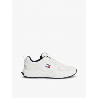 Tjm Runner Leather Ecru  TOMMY HILFIGER