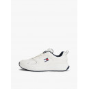 Tjm Runner Leather Ecru  TOMMY HILFIGER