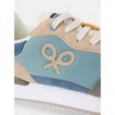 Zapatilla Running Multicolor Verde  SILBON