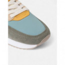 Zapatilla Running Multicolor Verde  SILBON