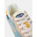 Zapatilla Running Multicolor Verde  SILBON