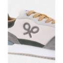 Zapatilla Running Multicolor Gris  SILBON