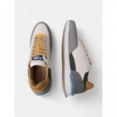 Zapatilla Running Multicolor Gris  SILBON