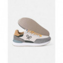 Zapatilla Running Multicolor Gris  SILBON