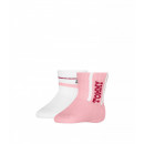 Th Baby Sock 2P Sport Pink  TOMMY HILFIGER