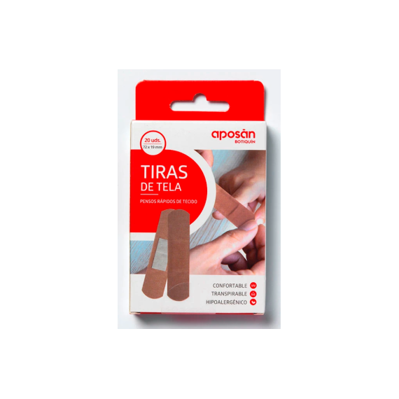 APOSAN Tira de Tela 20 Unidades 19 Cm X 72 Mm