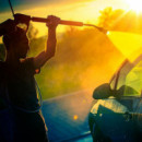 Hidrolimpiadora 200 Bar 2.400W 5 Mts Manguera AICER