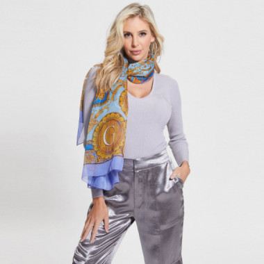 GUESS Pañuelo Azul AW9138 SIL40-PWB
