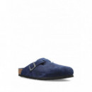BIRKENSTOCK - Boston Shearling Leve - New Navy - 1030657/NEW Navy
