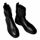 Botines de Piel con Logo Distintivo  CALVIN KLEIN