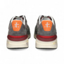 Deportivo Ante+malla Gris  PREMIATA