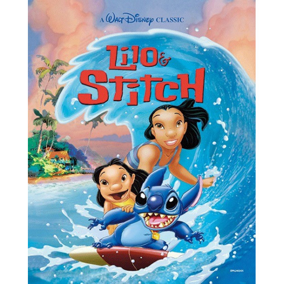 Póster 3D Lilo y Stitch  PYRAMID
