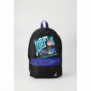 Mochila Air Jordan negra estampada