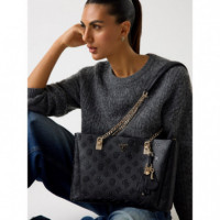 Bolso Al Hombro Tisha con Logotipo 4G Peony de GUESS