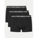 Logo Trunk Set (3P) Black  KARL LAGERFELD