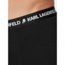Logo Trunk Set (3P) Black  KARL LAGERFELD