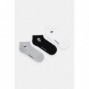 K/ikon Sneaker Sock 3P Black/white/grey  KARL LAGERFELD
