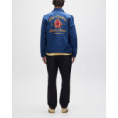 Chaquetas Hombre Chaqueta DEUS EX MACHINA Basto Club Navy