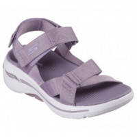 SKECHERS Go Walk Arch Fit Sandal Lavender