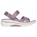 SKECHERS Go Walk Arch Fit Sandal Lavender