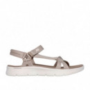 SKECHERS Go Walk Flex Sandal Taupe