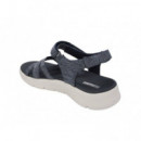 SKECHERS Go Walk Flex Sandal Navy