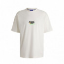 HUGO Camiseta Blanca 50536122-121