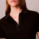 Vestido Polo Jacquard con Logo  CALVIN KLEIN