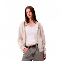 Sudadera con Capucha y Cremallera y Monograma  CALVIN KLEIN